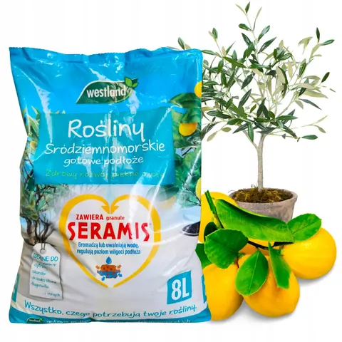 Westland - seramis - podłoże/ziemia do roślin śródziemnomorskich - 8l