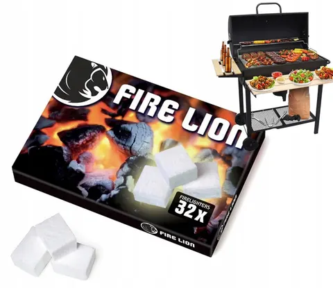 Fire lion - rozpałka do grilla w kostkach 32 szt.