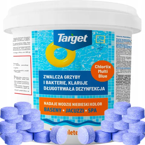 Target - chlortix multi blue, tabletki multifunkcyjne 150x20g tabs - 3kg