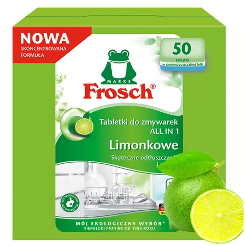 Frosch - ekologiczne tabletki do zmywarki - 50 szt