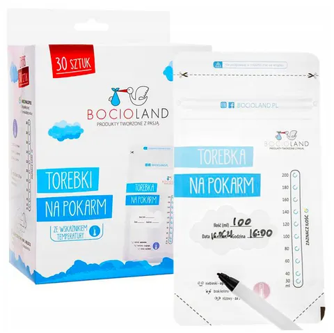 BOCIOLAND WORECZKI DO PRZECHOWYWANIA MLEKA POKARMU