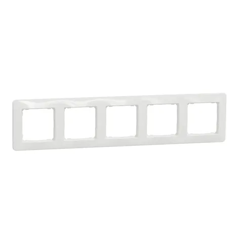 Sedna Design Ramka 5-krotna, biała; SDD311805, SCHNEIDER ELECTRIC