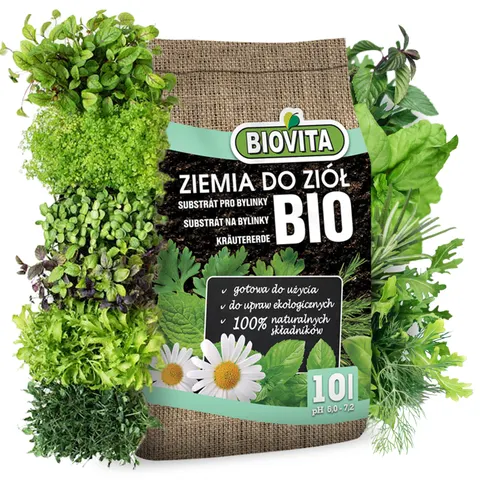 Biovita - ziemia bio do ziół 10l