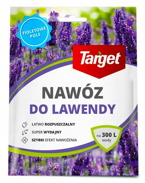 Target - rozpuszczalny nawóz do lawendy fioletowe pole - 150g