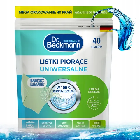Dr. beckmann - uniwersalne listki piorące fresh -40szt