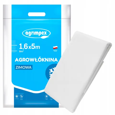 Agrowłóknina biała zimowa gruba 1,6x5m agrimpex