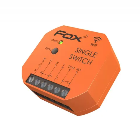 WI-R1S1P-P SINGLE SWITCH Pojedynczy przekaźnik Wi-Fi 230V