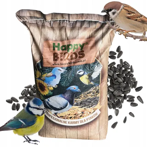 Happy birds - słonecznik czarny 20kg