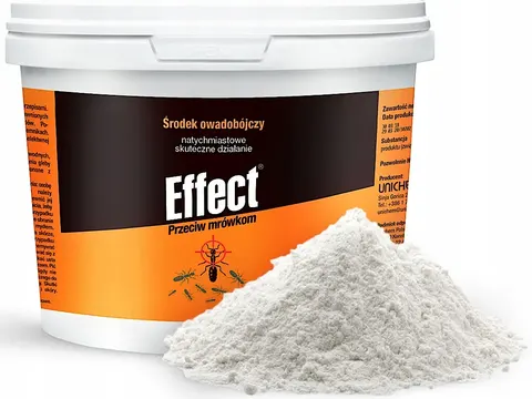 Silny proszek środek preparat na mrówki gniazda mrówek mrowiska effect 1kg