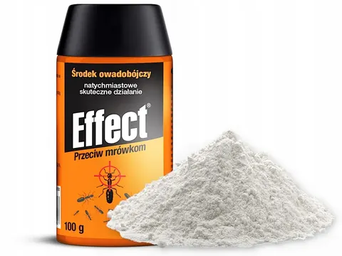 Silny proszek środek preparat na mrówki gniazda mrówek mrowiska effect 100g