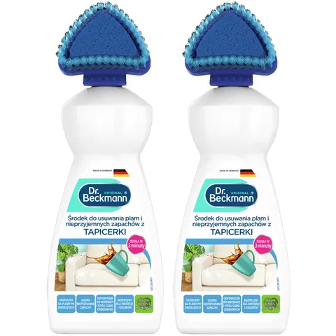 2x dr. beckmann odplamiacz tapicerki czyścik 400ml