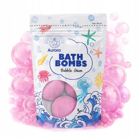 Aurora - kids kule do kąpieli guma balonowa 3x50g