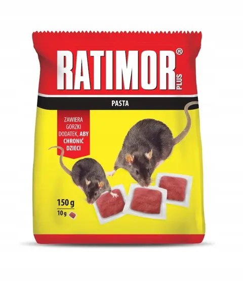 Ratimor bromadiolon - trutka na myszy i szczury pasta 150g