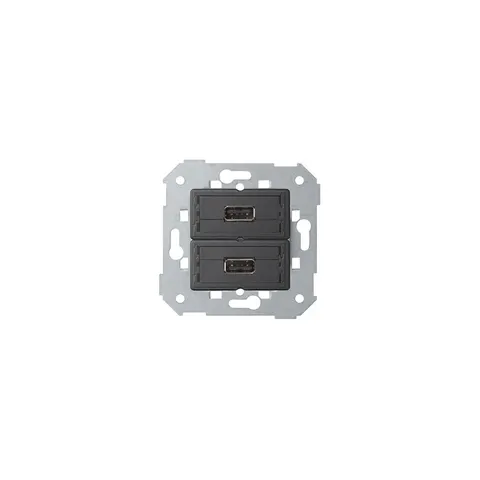 SIMON82 Gniazdo 2xUSB (2.0) typ A, żeńskie