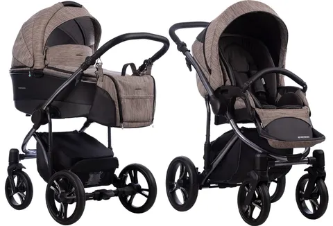 BEBETTO BRESSO PREMIUM CLASS wózek dziecięcy 2w1 | Dark 01