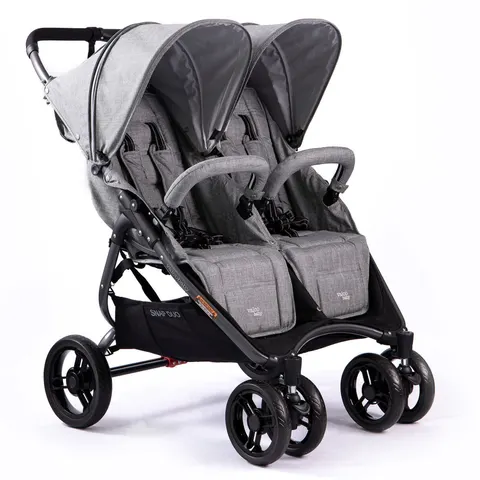 VALCO BABY SNAP DUO TAILOR MADE bliźniaczy wózek spacerowy | Grey Marle