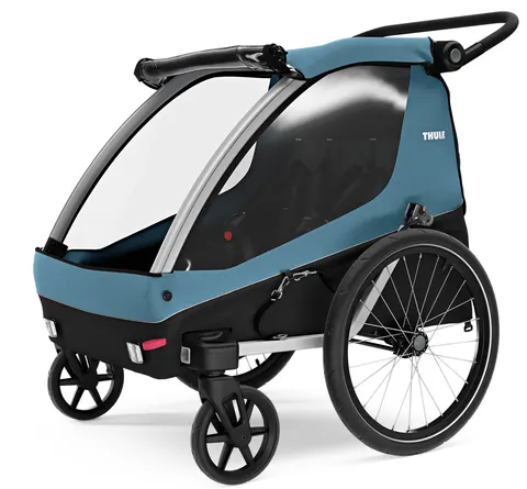 THULE COURIER wielofunkcyjna przyczepka rowerowa | Aegean Blue