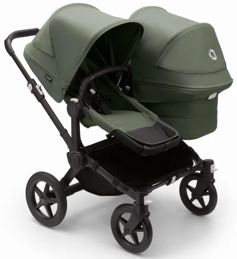 BUGABOO DONKEY 5 DUO wózek dziecięcy rok po roku | czarny stelaż