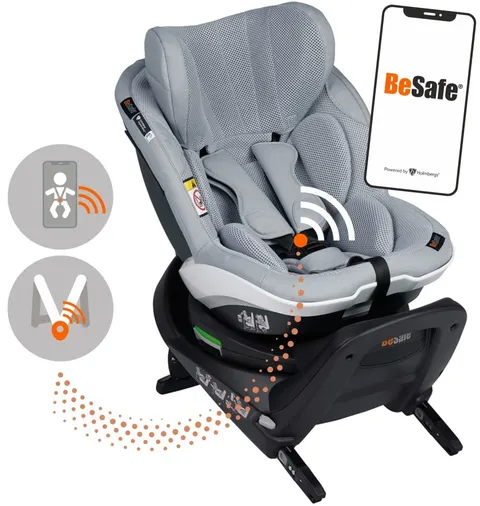 BESAFE iZi TWIST M i-SIZE fotelik obrotowy 61-105 cm | Peak Mesh