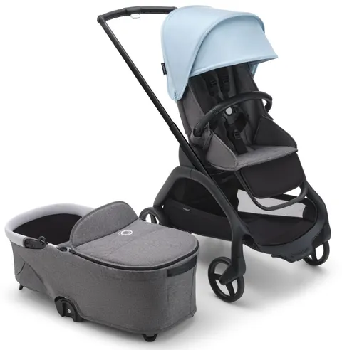 BUGABOO DRAGONFLY wózek dziecięcy 2w1 | czarny stelaż