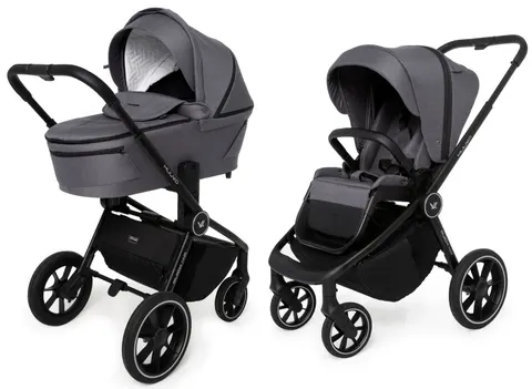 MUUVO QUICK 4.0 wózek głęboko spacerowy 2w1 | Iron Graphite