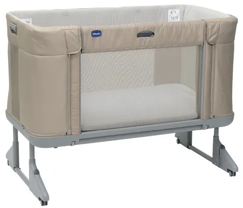 CHICCO NEXT2ME FOREVER łóżeczko dostawne 3w1 do 4 roku życia | Honey Beige