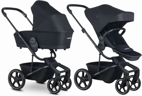 EASYWALKER HARVEY 5 wózek głęboko-spacerowy 2w1 | Midnight Black