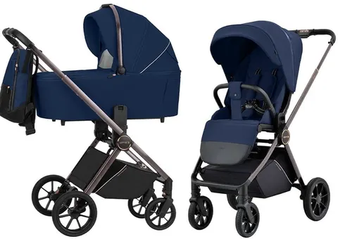 CARRELLO ULTRA wózek głęboko spacerowy 2w1 | Morning Blue