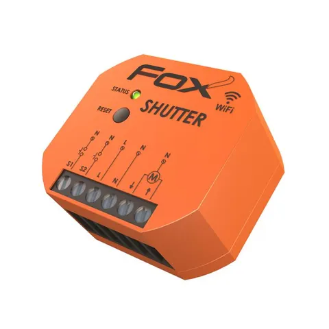 Wi-STR1S2-P Dopuszkowy sterownik rolet Wi-Fi 230 V SHUTTER 320W