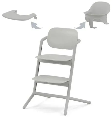 CYBEX krzesełko LEMO zestaw 3w1 | Suede Grey