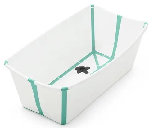 STOKKE FLEXI BATH składana wanienka dla niemowląt | White Aqua