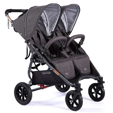 VALCO BABY SNAP DUO SPORT TAILOR MADE bliźniaczy wózek spacerowy | Charcoal