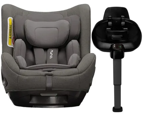 NUNA TODL NEXT fotelik obrotowy 40-105 cm | Thunder | baza ISOFIX BASE NEXT