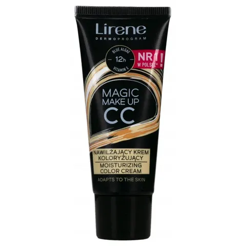 LIRENE MAGIC MAKE UP Krem do twarzy CC NAWILŻAJĄCY, 30 ml