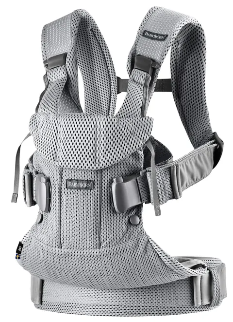 BABYBJORN ONE AIR nosidełko dziecięce | Srebrny
