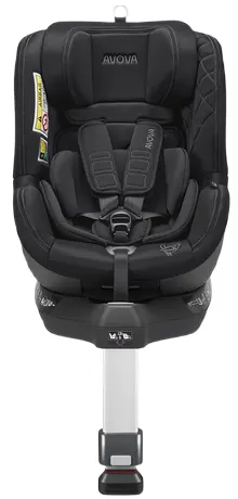 AVOVA SPERBER-FIX 61 I-SIZE fotelik dla dzieci 61-105 cm, do 20 kg | Pearl Black