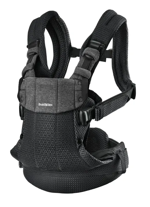 BABYBJORN HARMONY 3D MESH nosidełko dziecięce | Czarny