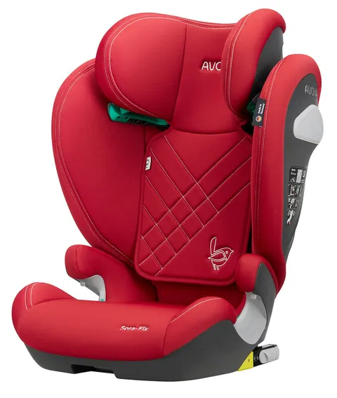 AVOVA SORA-FIX Fotelik dla starszaka 100-150 cm | Maple Red