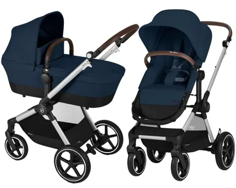 CYBEX EOS LUX wózek głęboko spacerowy 2w1 | Ocean Blue
