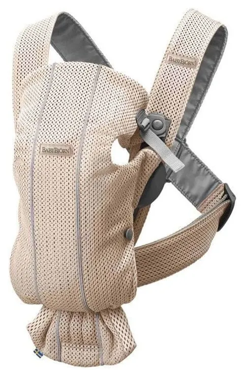 BABYBJORN MINI 3D MESH nosidełko dla dzieci | Perłowy Róż