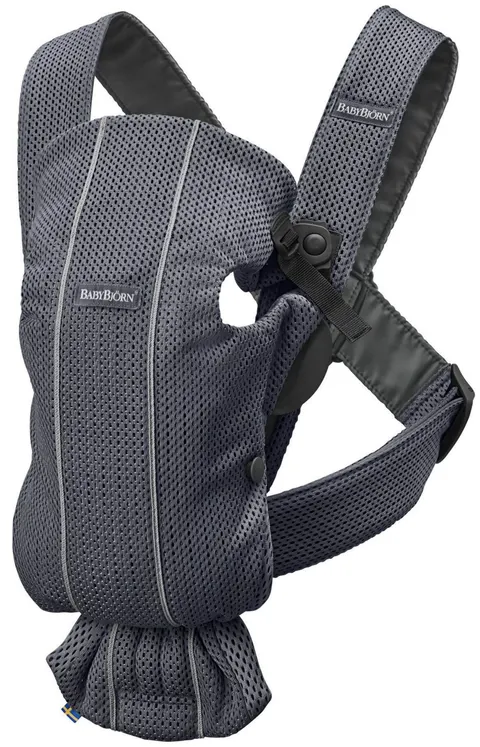 BABYBJORN MINI 3D MESH nosidełko dla dzieci | Antracyt