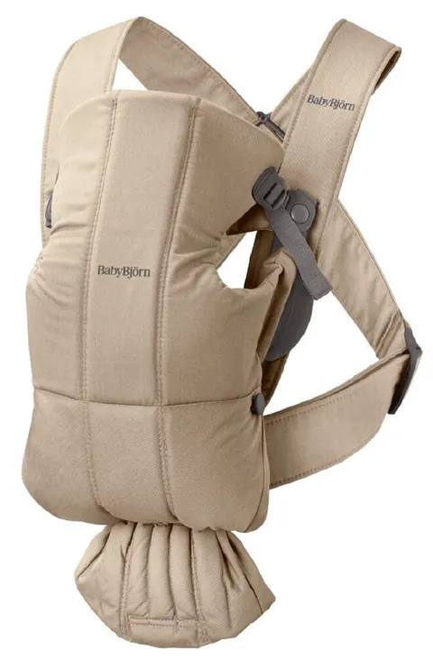 BABYBJORN MINI WOVEN nosidełko dla dzieci | Beżowy