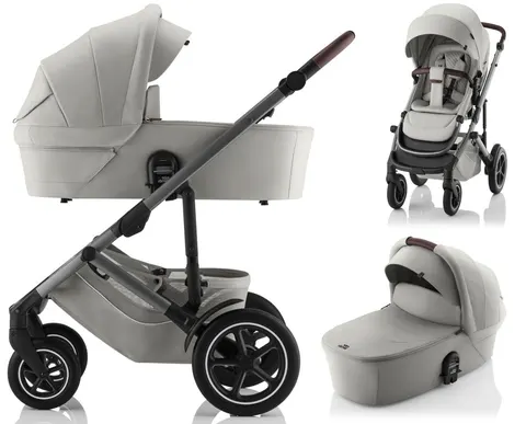 Britax Römer SMILE 5Z wózek dziecięcy 2w1 | Linen Grey | kolekcja LUX 2025