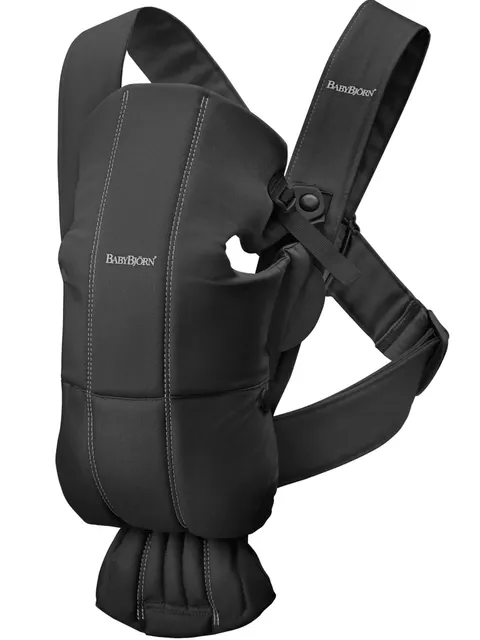 BABYBJORN MINI WOVEN nosidełko dla dzieci | Czarne