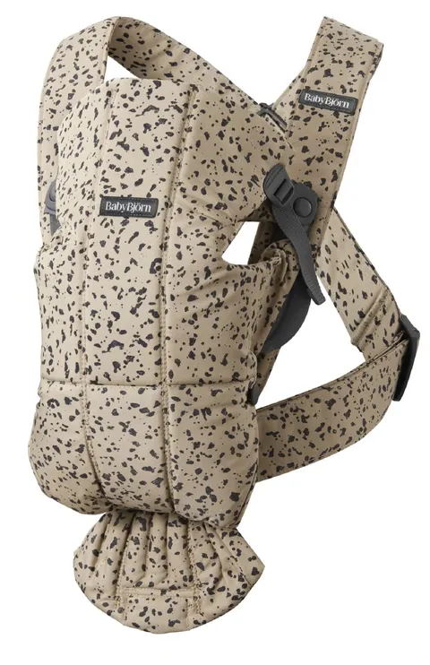 BABYBJORN MINI WOVEN nosidełko dla dzieci | Beige/Dark Grey