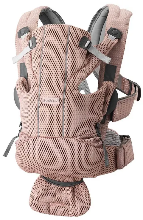 BABYBJORN MOVE 3D MESH nosidełko dziecięce | Zgaszony Róż