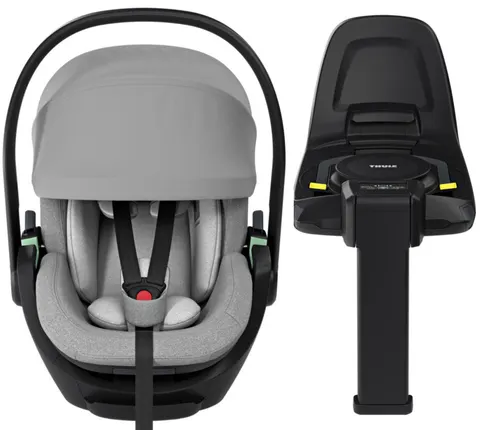 THULE MAPLE fotelik dla noworodka | baza ISOFIX ALFI | Light Gray
