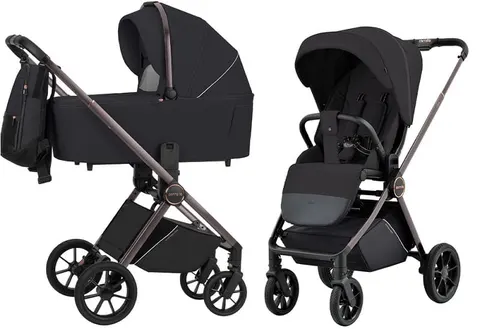 CARRELLO ULTRA wózek głęboko spacerowy 2w1 | Night Black