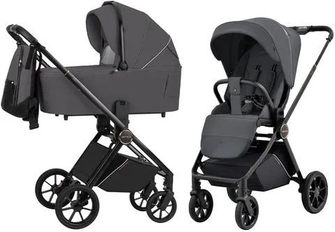 CARRELLO ULTRA wózek głęboko spacerowy 2w1 | Sonic Grey