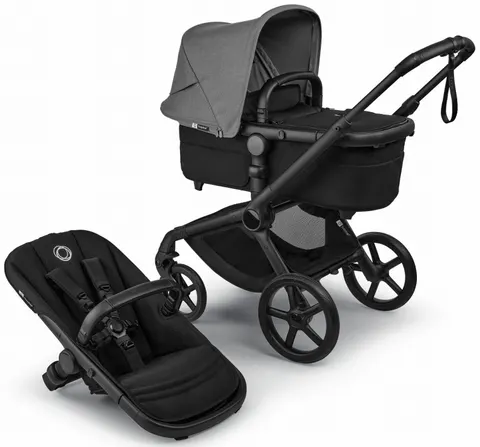 BUGABOO FOX 5 RENEW wózek dziecięcy 2w1 | Black / Moon Grey
